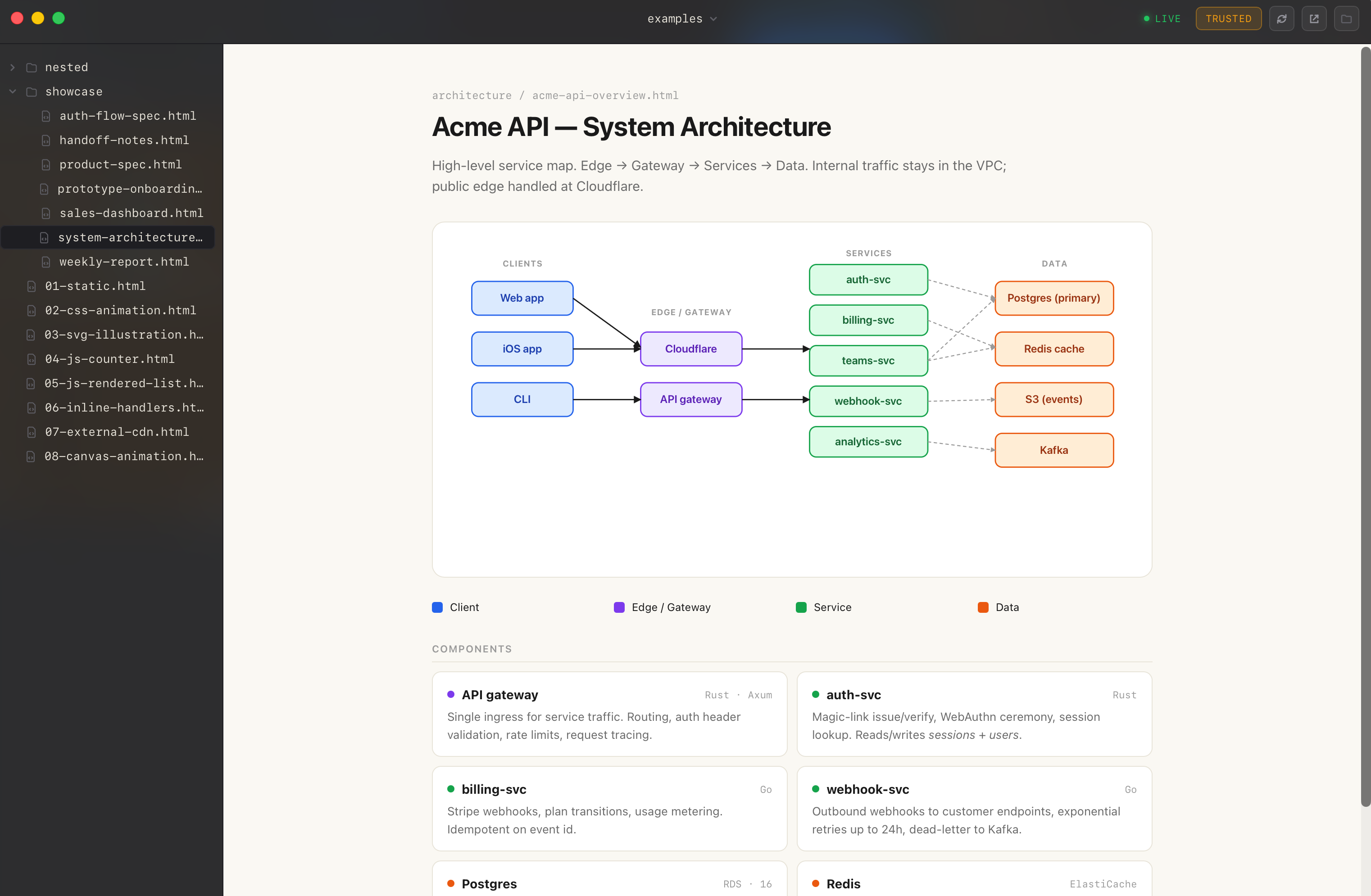 HTML Browser — a local viewer for HTML files